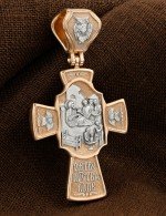 Крест из золота 585 пробы