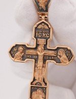 Крест из золота 585 пробы