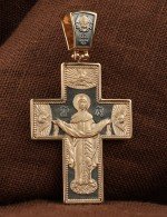 Крест из золота 585 пробы
