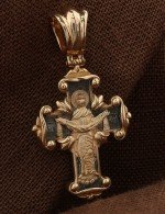 Крест из золота 585 пробы