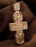 Крест из золота 585 пробы
