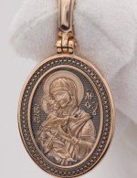 Образок из золота 585 пробы