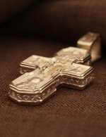 Крест из золота 585 пробы