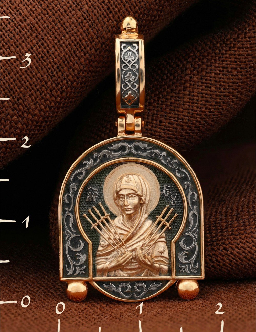 Образок из золота 585 пробы