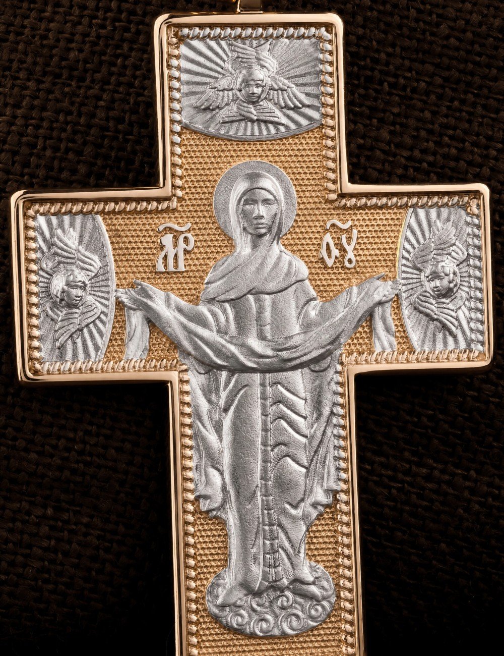 Крест из золота 585 пробы