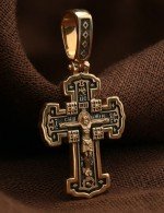 Крест из золота 585 пробы