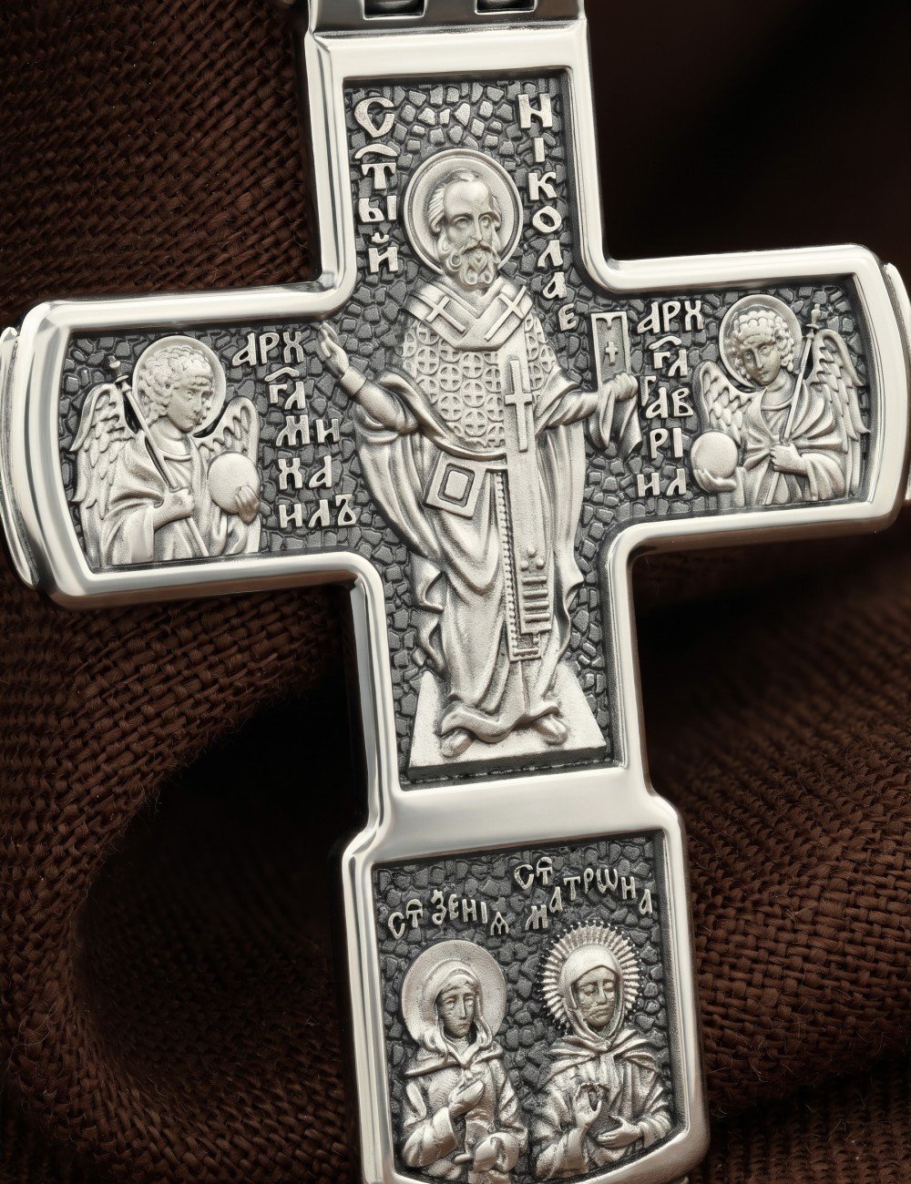 Крест из серебра 925 пробы