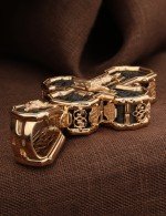 Крест из золота 585 пробы с эбеновым деревом