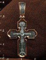Крест из золота 585 пробы