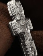 Крест из белого золота 585 пробы