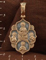 Образок из золота 585 пробы