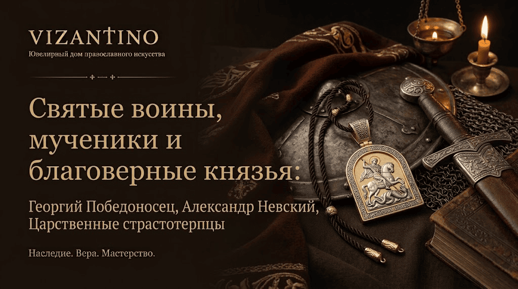 Святые воины, мученики и благоверные князья: Георгий Победоносец, Александр Невский, Царственные страстотерпцы