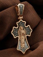 Крест из золота 585 пробы