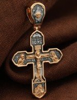 Крест из золота 585 пробы