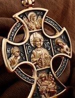 Крест из золота 585 пробы