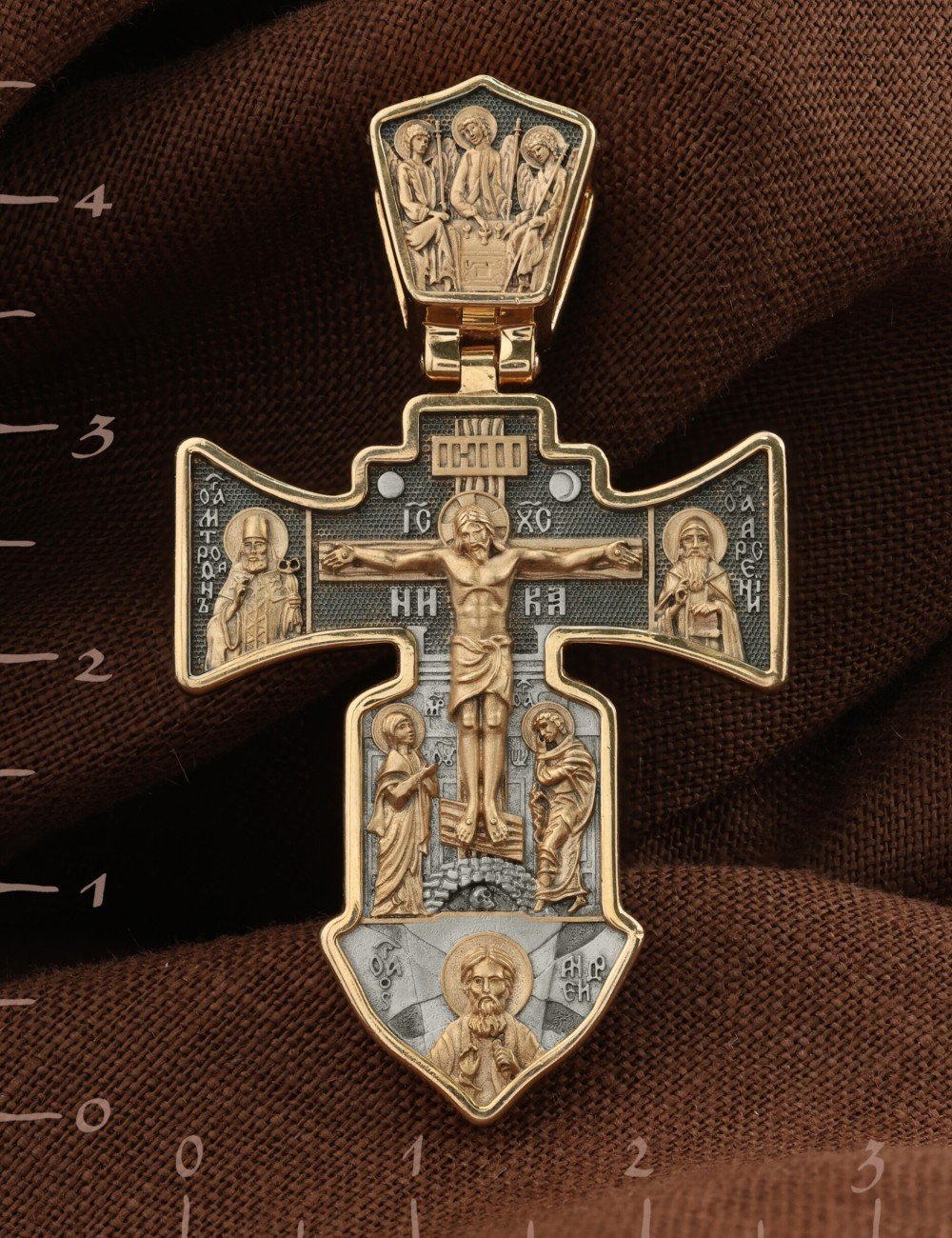 Крест из золота 585 пробы