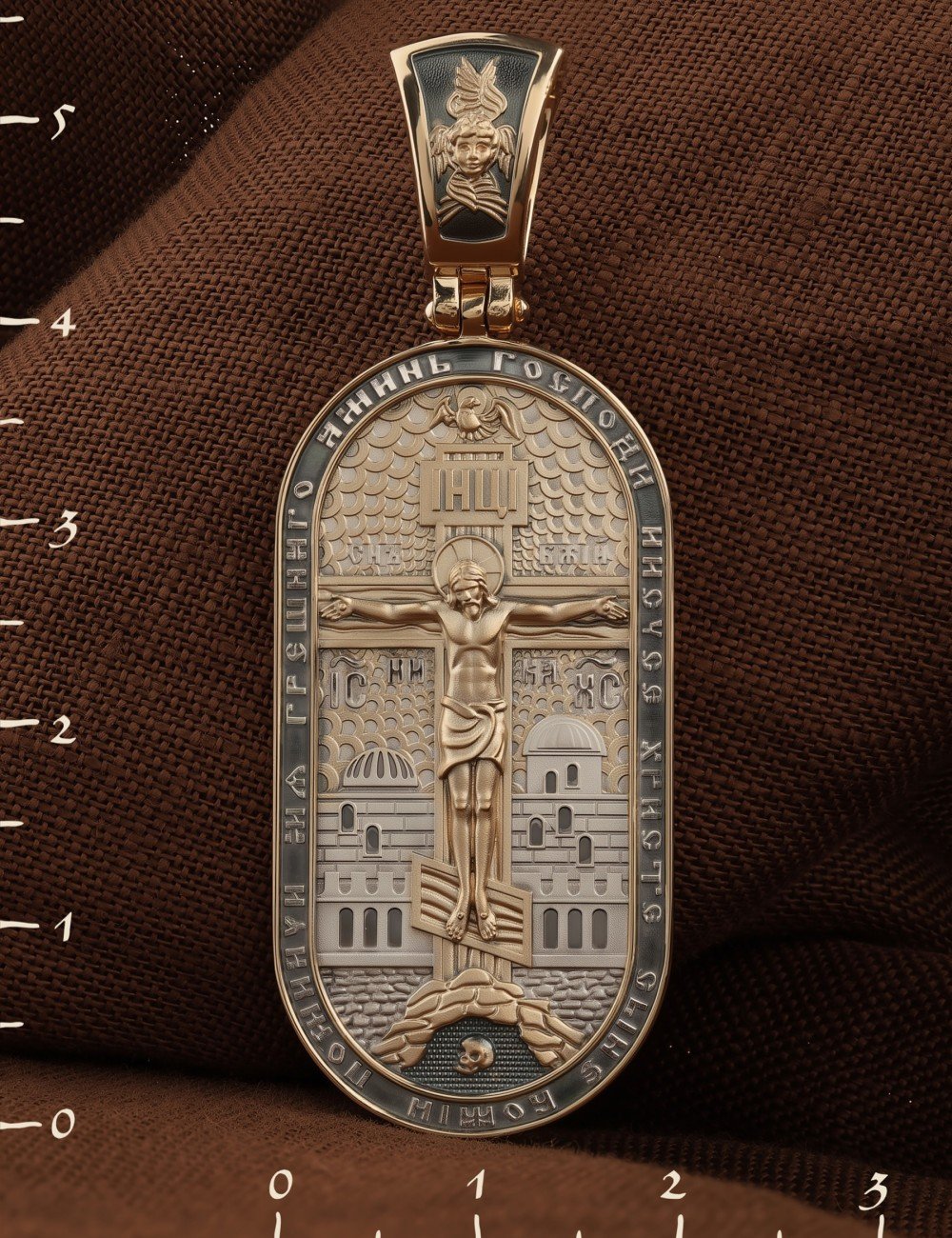Образок из золота 585 пробы