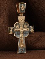 Крест из золота 585 пробы