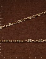 Цепь из золота 585 пробы с эмалью