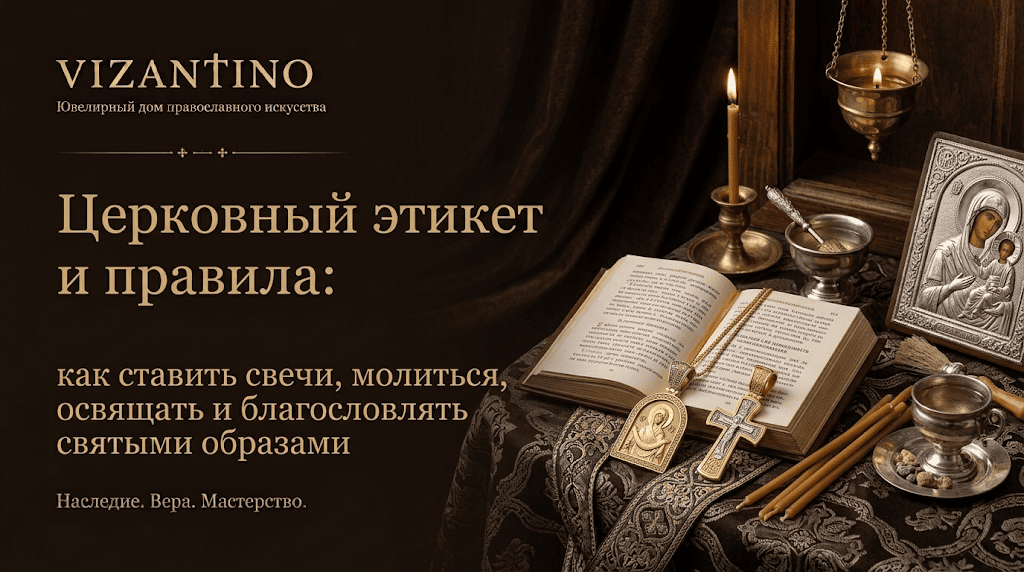 Церковный этикет и правила: как ставить свечи, молиться, освящать и благословлять святыми образами