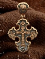 Крест из золота 585 пробы