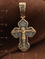 Крест из золота 585 пробы
