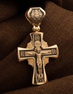 Крест из золота 585 пробы