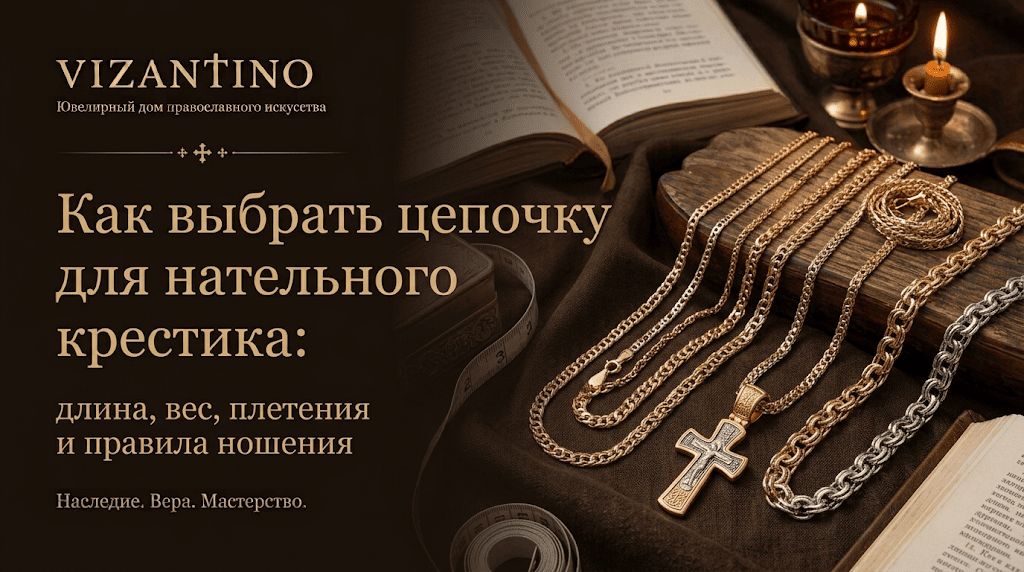 Как выбрать цепочку для нательного крестика: длина, вес, плетения и правила ношения