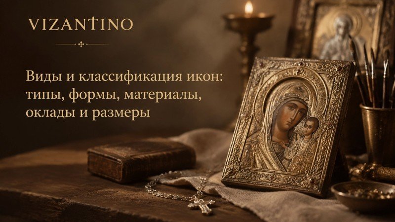 Виды и классификация икон: типы, формы, материалы, оклады и размеры