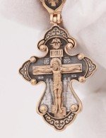Крест из золота 585 пробы