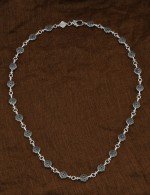 Цепь из белого золота 585 пробы