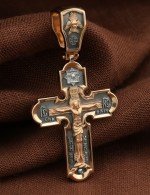 Крест из золота 585 пробы