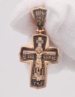 Крест из золота 585 пробы