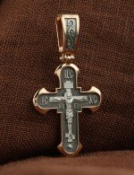 Крест из золота 585 пробы