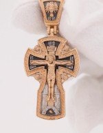 Крест из золота 585 пробы
