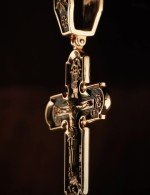 Крест из золота 585 пробы
