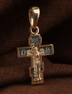 Крест из золота 585 пробы