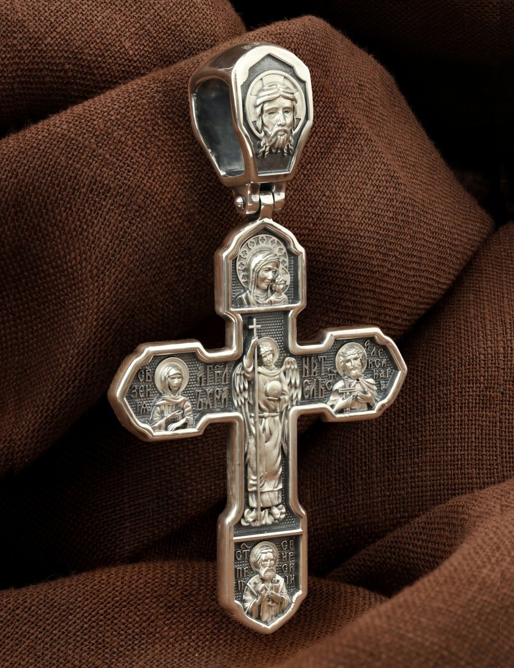 Крест из серебра 925 пробы