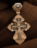 Крест из золота 585 пробы