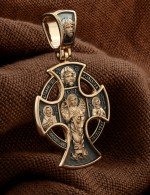 Крест из золота 585 пробы