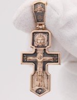 Крест из золота 585 пробы