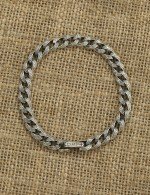 Браслет из серебра 925 пробы с рубином