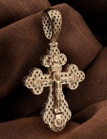 Крест из золота 585 пробы