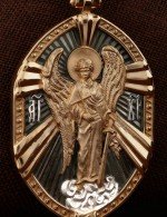 Образок из золота 585 пробы