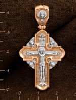 Крест из золота 585 пробы
