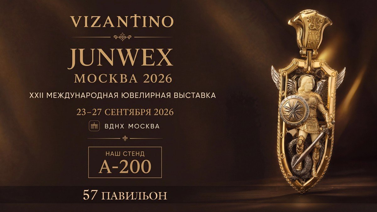 Ювелирный Дом православного искусства VIZANTINO примет участие в JUNWEX Москва 2026