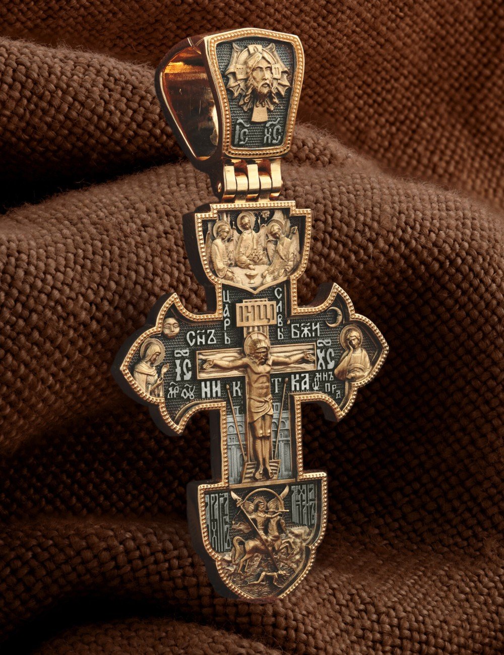 Крест из золота 585 пробы