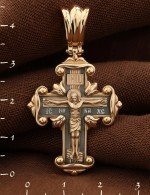 Крест из золота 585 пробы